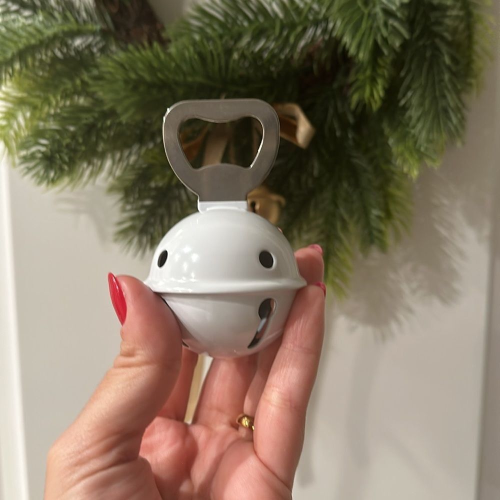 Bottle opener jingle bell